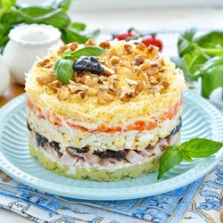 Салат из копченой курицы Салат из копченой курицы