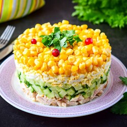 Салат из кукурузы Салат из кукурузы