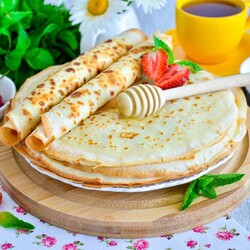 Тонкие блины Тонкие блины