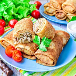 Блины с начинкой Блины с начинкой