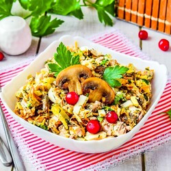 Курица с грибами Курица с грибами