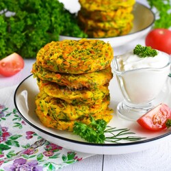 Оладьи из кабачков Оладьи из кабачков