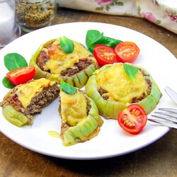 Кабачки с фаршем Кабачки с фаршем