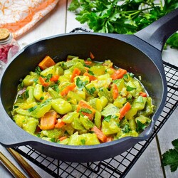 Тушеные кабачки Тушеные кабачки