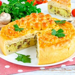 Пирог с картошкой Пирог с картошкой