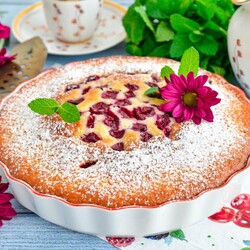 Пирог с вишней Пирог с вишней