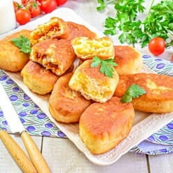 Жареные пирожки Жареные пирожки