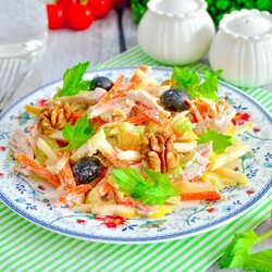 Салат с яблоками Салат с яблоками