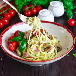 Паста с грибами Паста с грибами