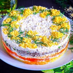 Салат Мимоза классический Салат Мимоза классический