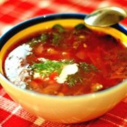 Борщ с курицей Борщ с курицей