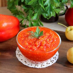 Аджика с яблоками Аджика с яблоками