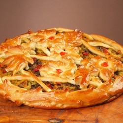 Пирог с грибами и картошкой Пирог с грибами и картошкой