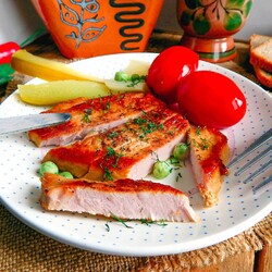 Свиной стейк Свиной стейк