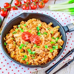 Рис с капустой и фаршем Рис с капустой и фаршем