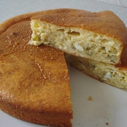 Заливной пирог с капустой Заливной пирог с капустой