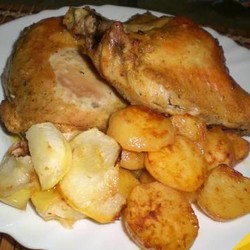 Куриные ножки с картошкой в духовке Куриные ножки с картошкой в духовке