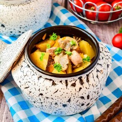 Жаркое с грибами Жаркое с грибами