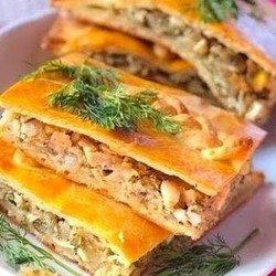 Пирог с капустой и яйцом Пирог с капустой и яйцом