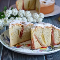 Пирог с ревенем Пирог с ревенем