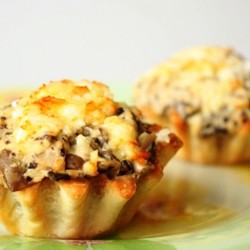 Тарталетки с курицей Тарталетки с курицей