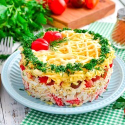 Крабовый салат Крабовый салат