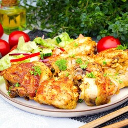 Курица на сковороде Курица на сковороде