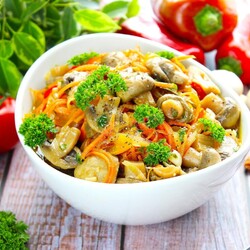 Салат с грибами Салат с грибами