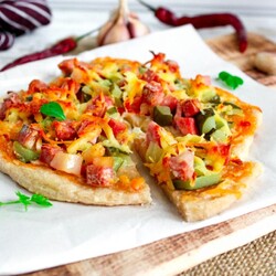 Пицца в микроволновке Пицца в микроволновке