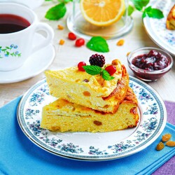 Запеканка с изюмом Запеканка с изюмом