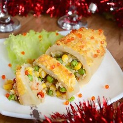 Кальмары в духовке Кальмары в духовке