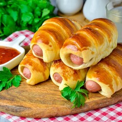 Сосиски в духовке Сосиски в духовке