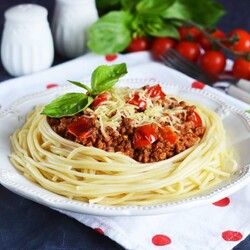 Спагетти на сковороде Спагетти на сковороде