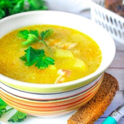 Куриный суп с рисом Куриный суп с рисом