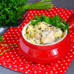 Жульен на сковороде Жульен на сковороде