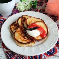 Оладьи с манкой Оладьи с манкой