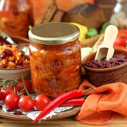 Салат с фасолью на зиму Салат с фасолью на зиму