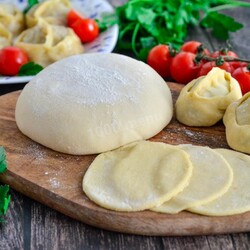 Тесто с яйцами Тесто с яйцами