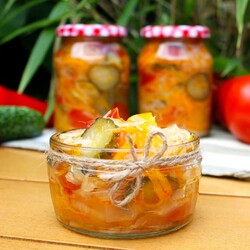 Капуста с помидорами на зиму Капуста с помидорами на зиму