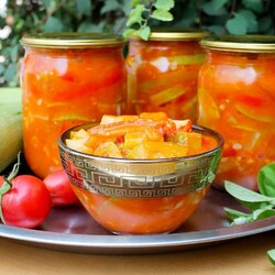 Лечо из кабачков Лечо из кабачков