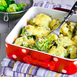 Капуста с сыром в духовке Капуста с сыром в духовке