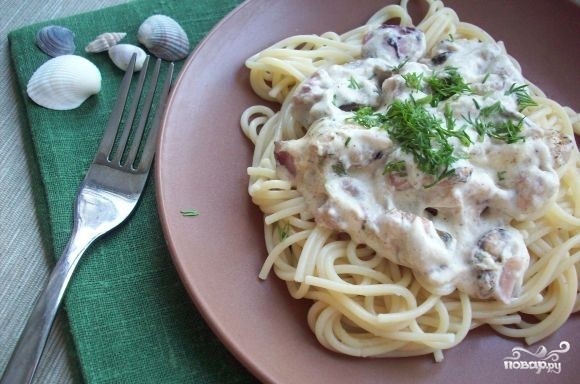 Рецепты морепродуктов в сливочном соусе Рецепты морепродуктов в сливочном соусе