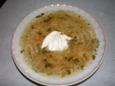 Капустняк из квашеной капусты Капустняк из квашеной капусты
