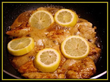 Куриные грудки с лимоном Куриные грудки с лимоном