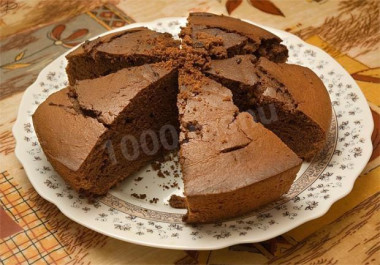 Торт из каштанов и шоколада Торт из каштанов и шоколада