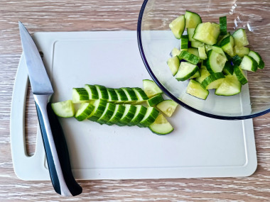 Нарезка огурцов Нарезка огурцов