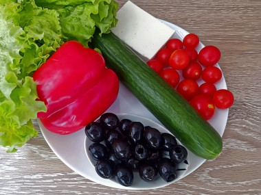 Ингредиенты для Греческого салата Ингредиенты для Греческого салата