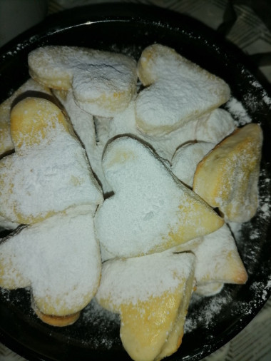 Спасибо,Вам за рецепт,приготовила как Вы написали,единственное форма у меня сердечко,и сверху посыпала пудрой Спасибо,Вам за рецепт,приготовила как Вы написали,единственное форма у меня сердечко,и сверху посыпала пудрой