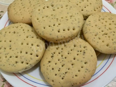 Песочное печенье на растительном масле Песочное печенье на растительном масле