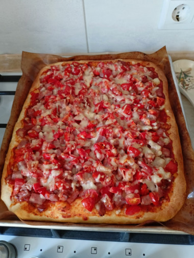 Отличное тесто!! Спасибо за подсказку выпечь 5 минут без начинки. В первый раз получилось мягкое и не мокрое в середине тесто!! Отличное тесто!! Спасибо за подсказку выпечь 5 минут без начинки. В первый раз получилось мягкое и не мокрое в середине тесто!!